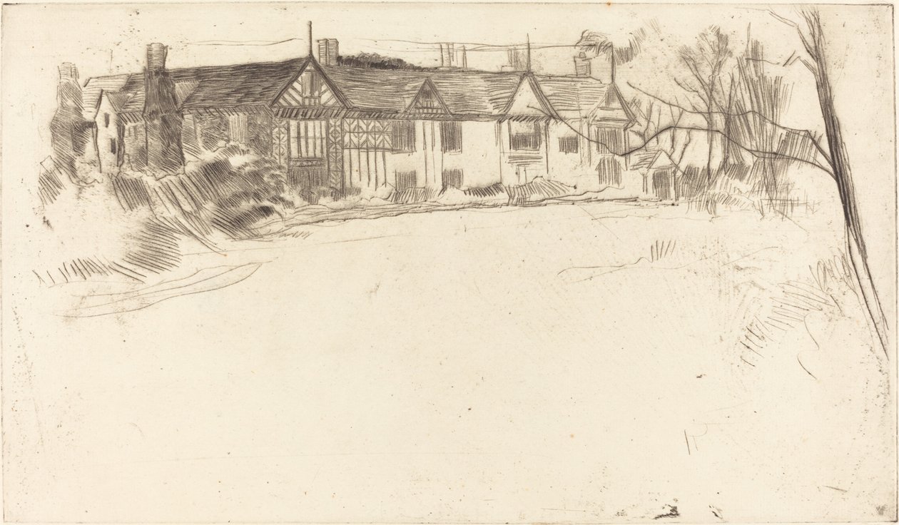 Speke Hall, nr.2 af James Abbott McNeill Whistler