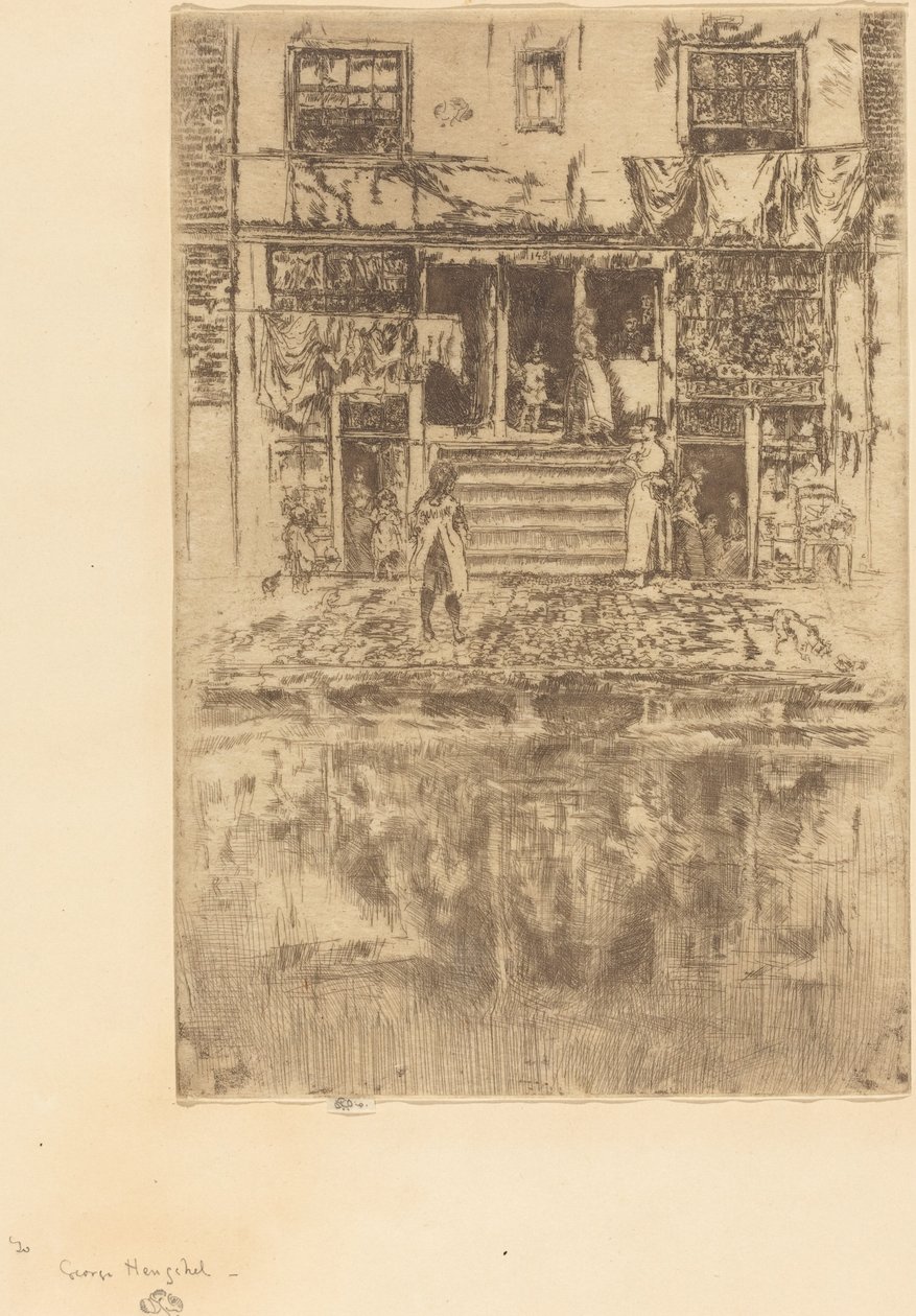 Steps, Amsterdam af James Abbott McNeill Whistler