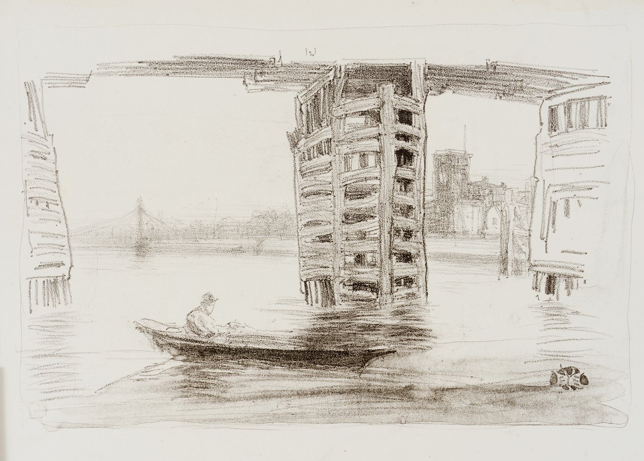 Den brede bro af James Abbott McNeill Whistler