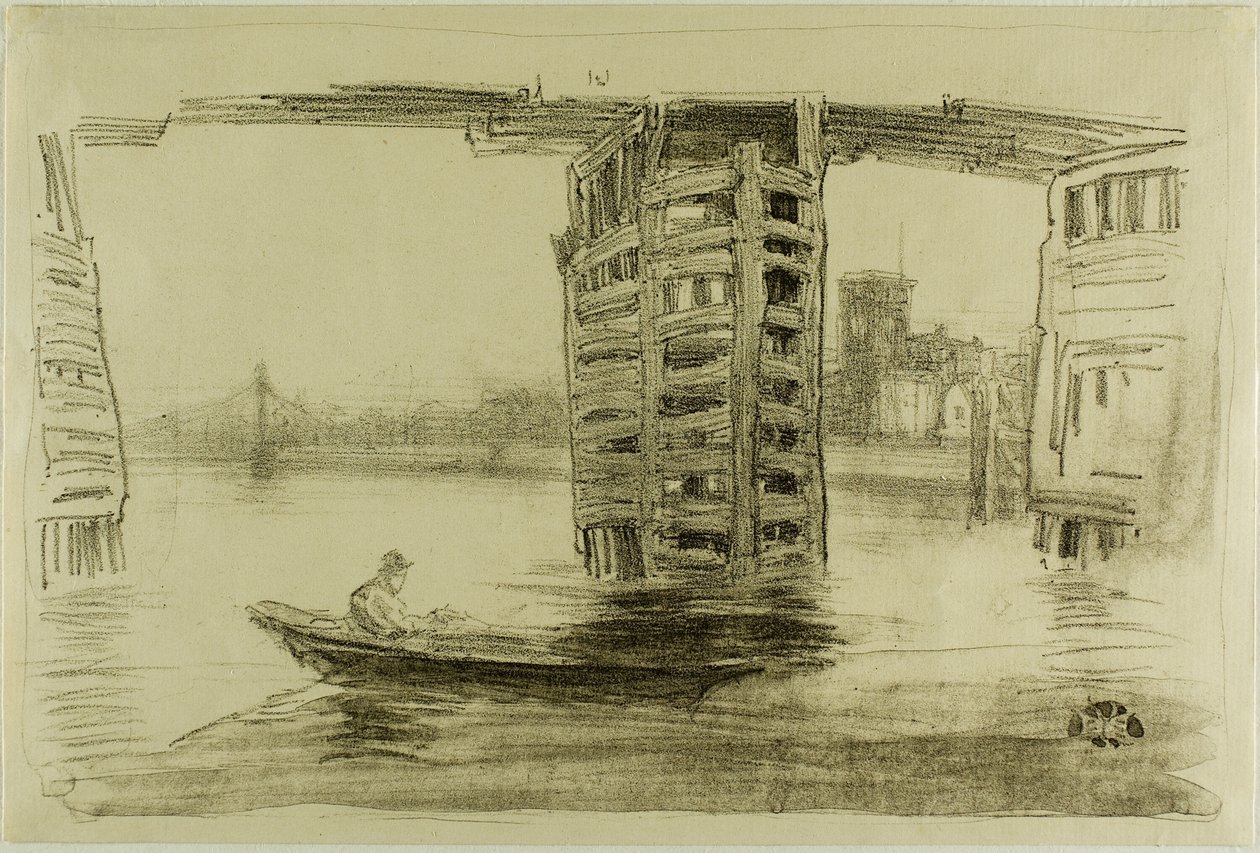 Den brede bro af James Abbott McNeill Whistler