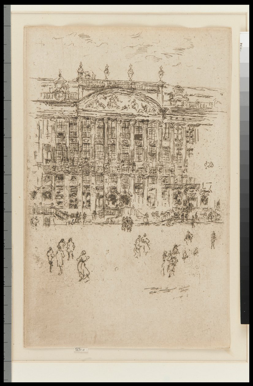 Kirken - Bruxelles (tilbedelse) af James Abbott McNeill Whistler