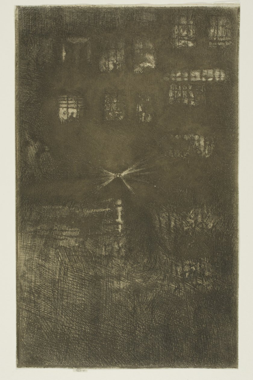 Dansehuset: Nocturne af James Abbott McNeill Whistler