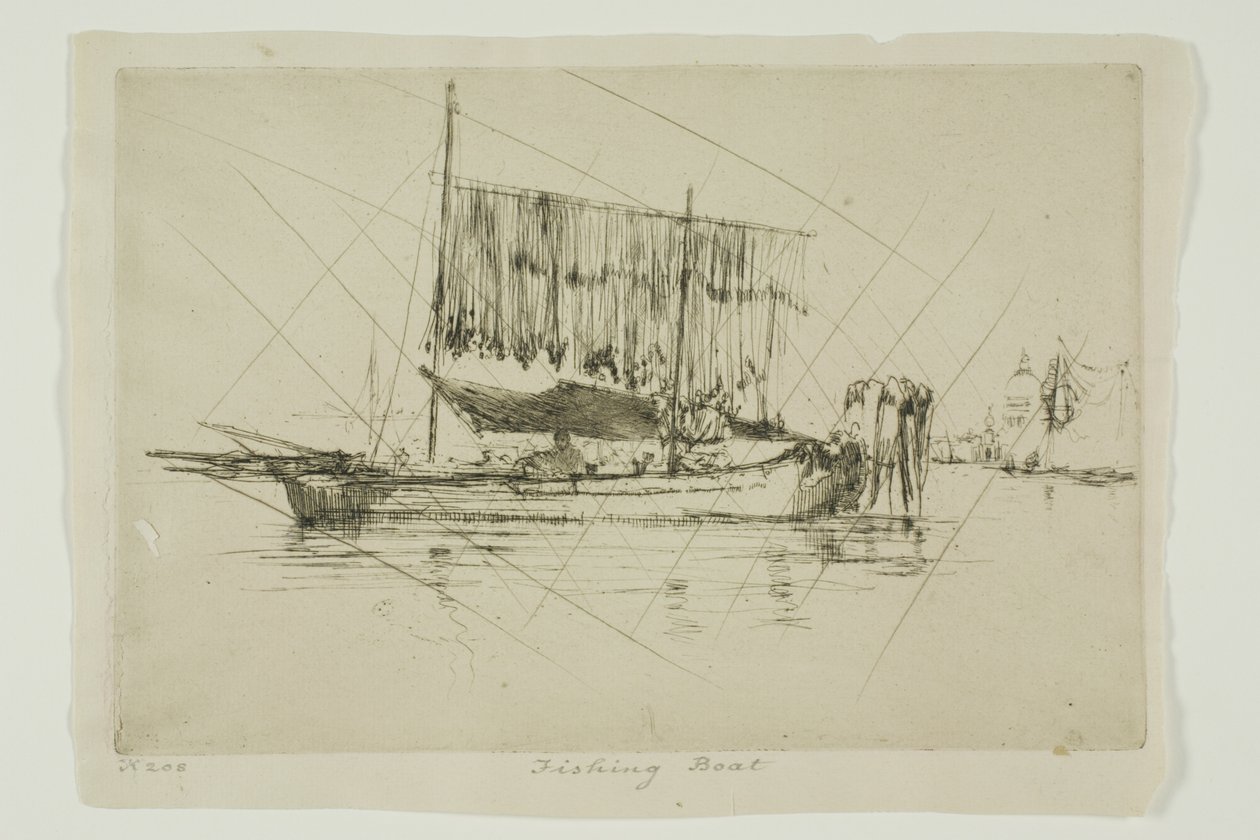 Fiskerbåden af James Abbott McNeill Whistler