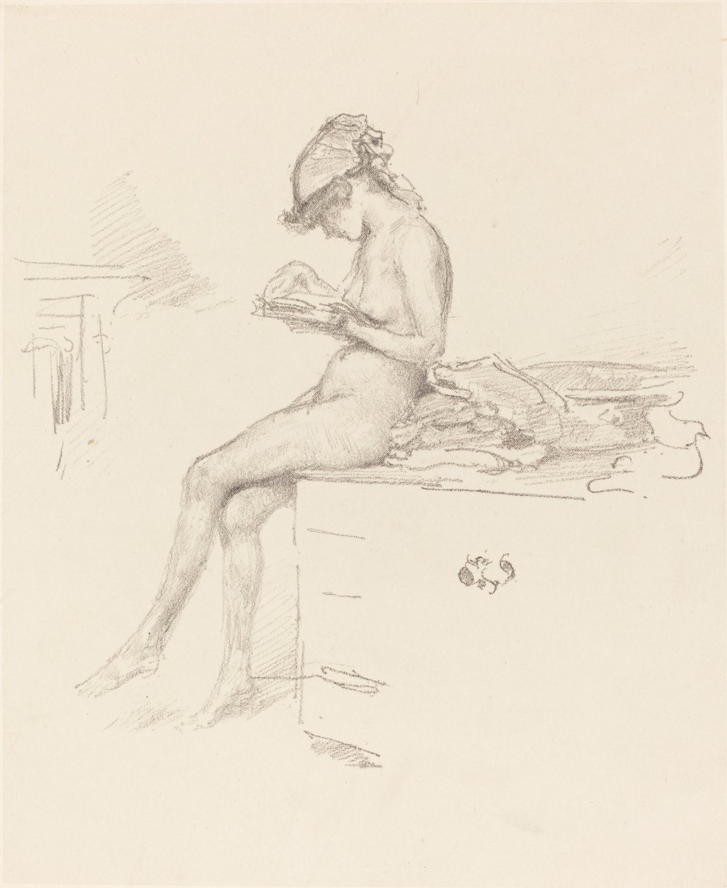 Den lille nøgenmodel, Reading af James Abbott McNeill Whistler