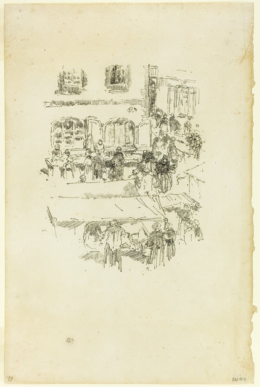 Markedspladsen, Vitre af James Abbott McNeill Whistler