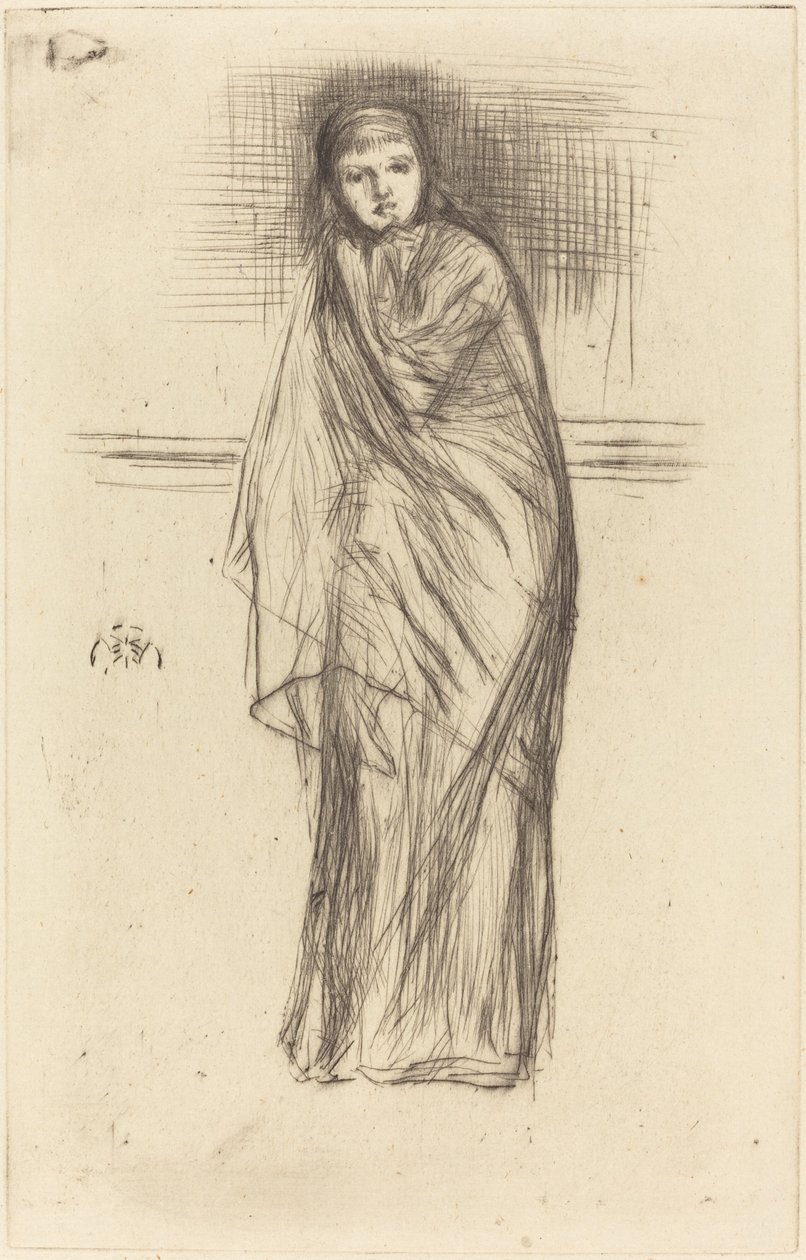 Modellen hviler af James Abbott McNeill Whistler