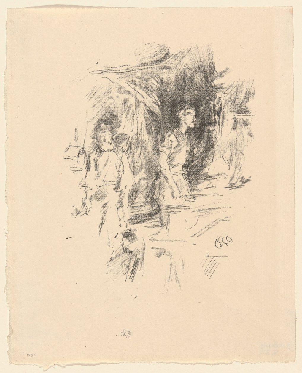 Den gamle smeds historie af James McNeill Whistler