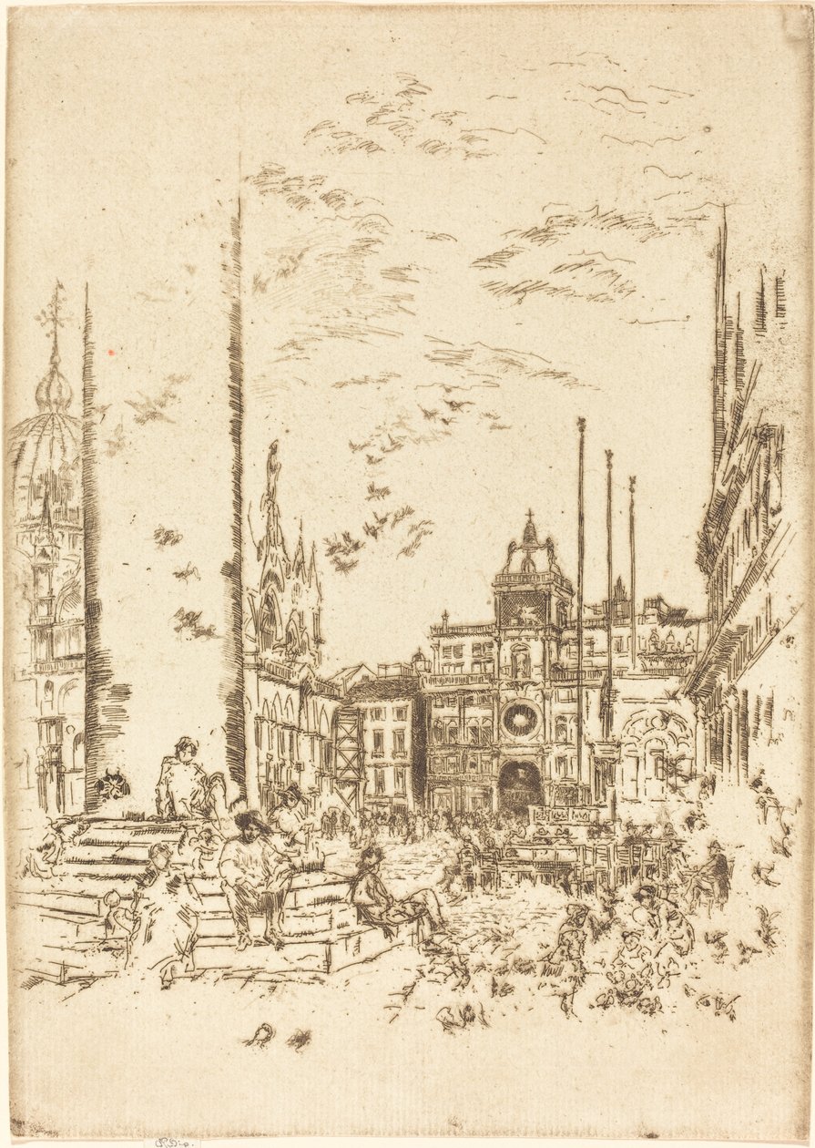 Piazzettaen af James Abbott McNeill Whistler