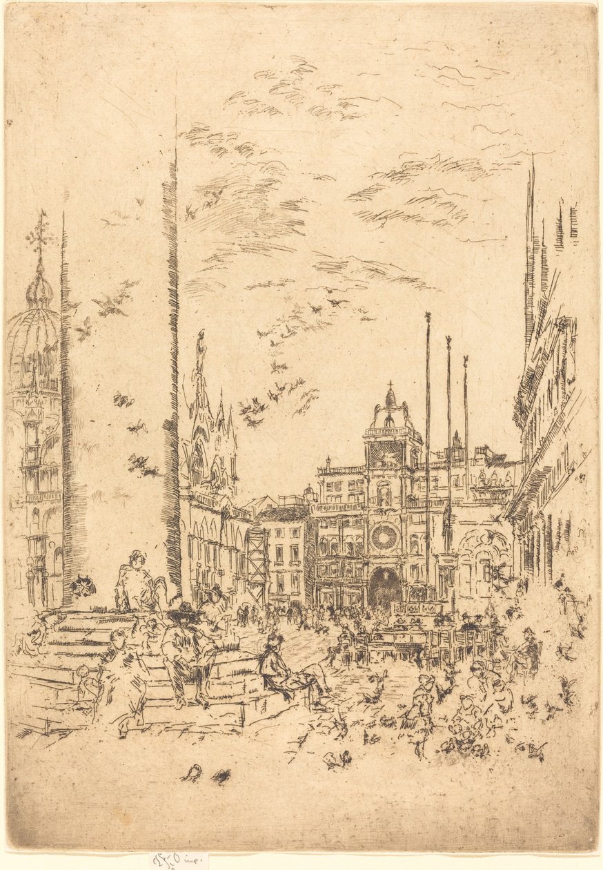 Piazzettaen af James Abbott McNeill Whistler