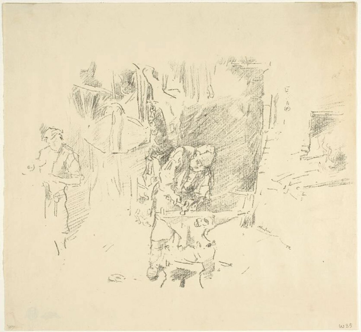 Den solrige smedje af James McNeill Whistler