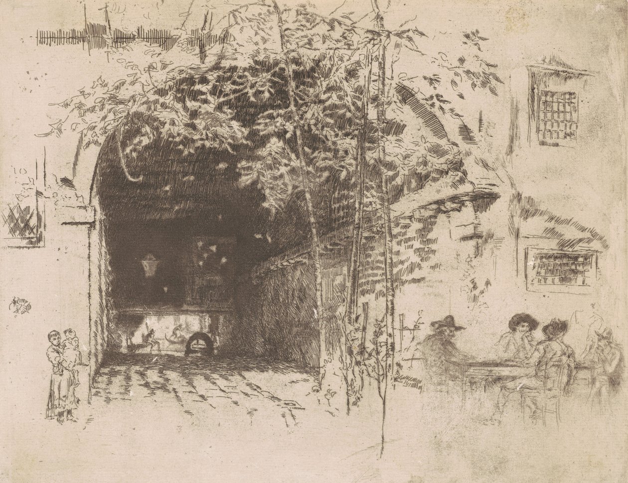 Færgen, nr. 2 af James Abbott McNeill Whistler
