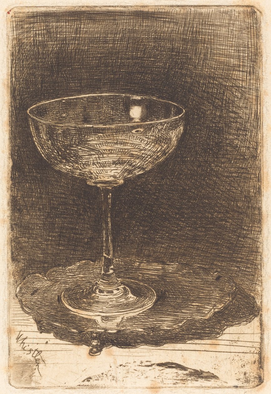 Vinglasset af James Abbott McNeill Whistler
