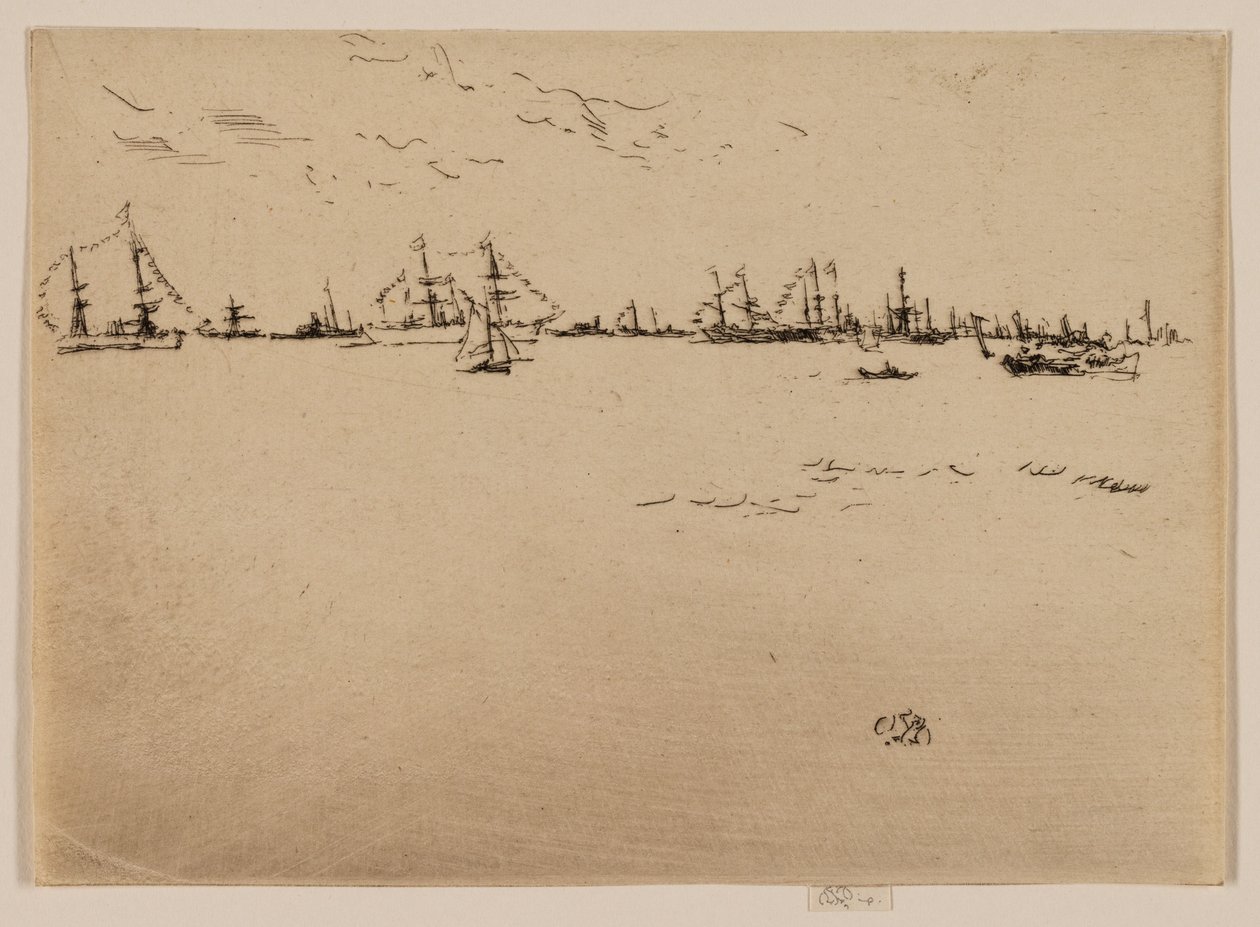 Troppeskibe af James Abbott McNeill Whistler