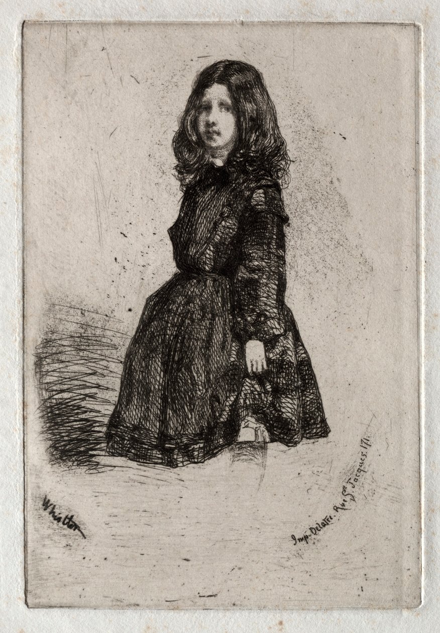 Tolv raderinger fra naturen:  Annie af James McNeill Whistler