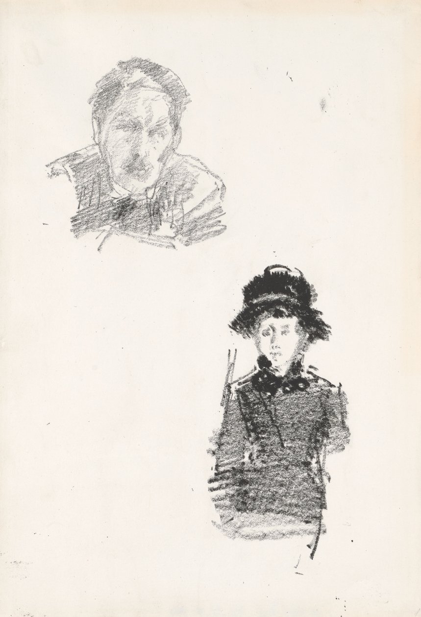 To skitser af James McNeill Whistler