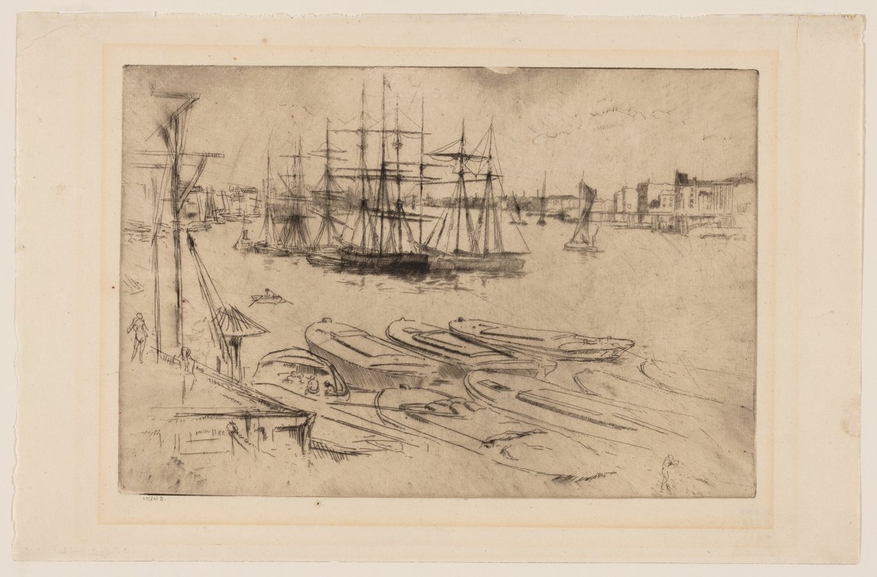 Wapping - Poolen af James Abbott McNeill Whistler