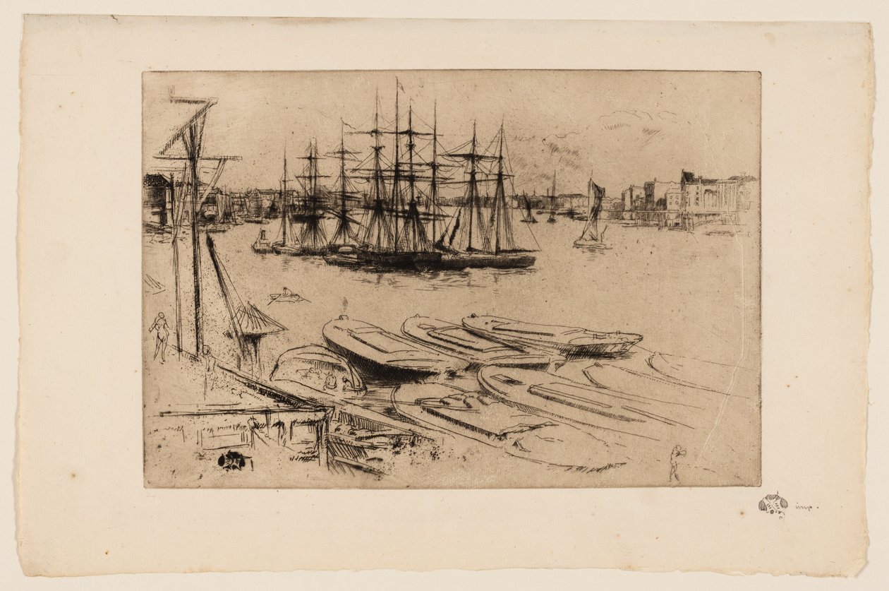 Wapping - Poolen af James Abbott McNeill Whistler