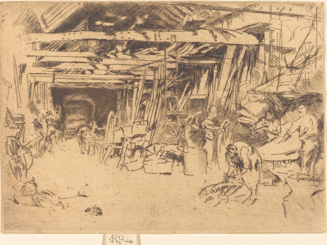 Wheelwright af James Abbott McNeill Whistler