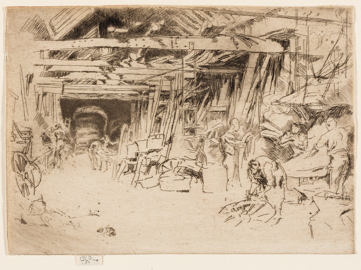 Wheelwright af James Abbott McNeill Whistler