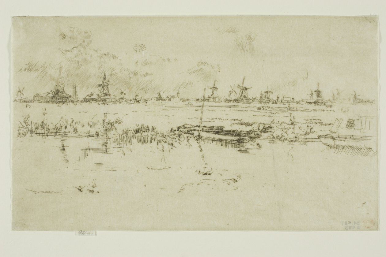 Zaandam af James Abbott McNeill Whistler