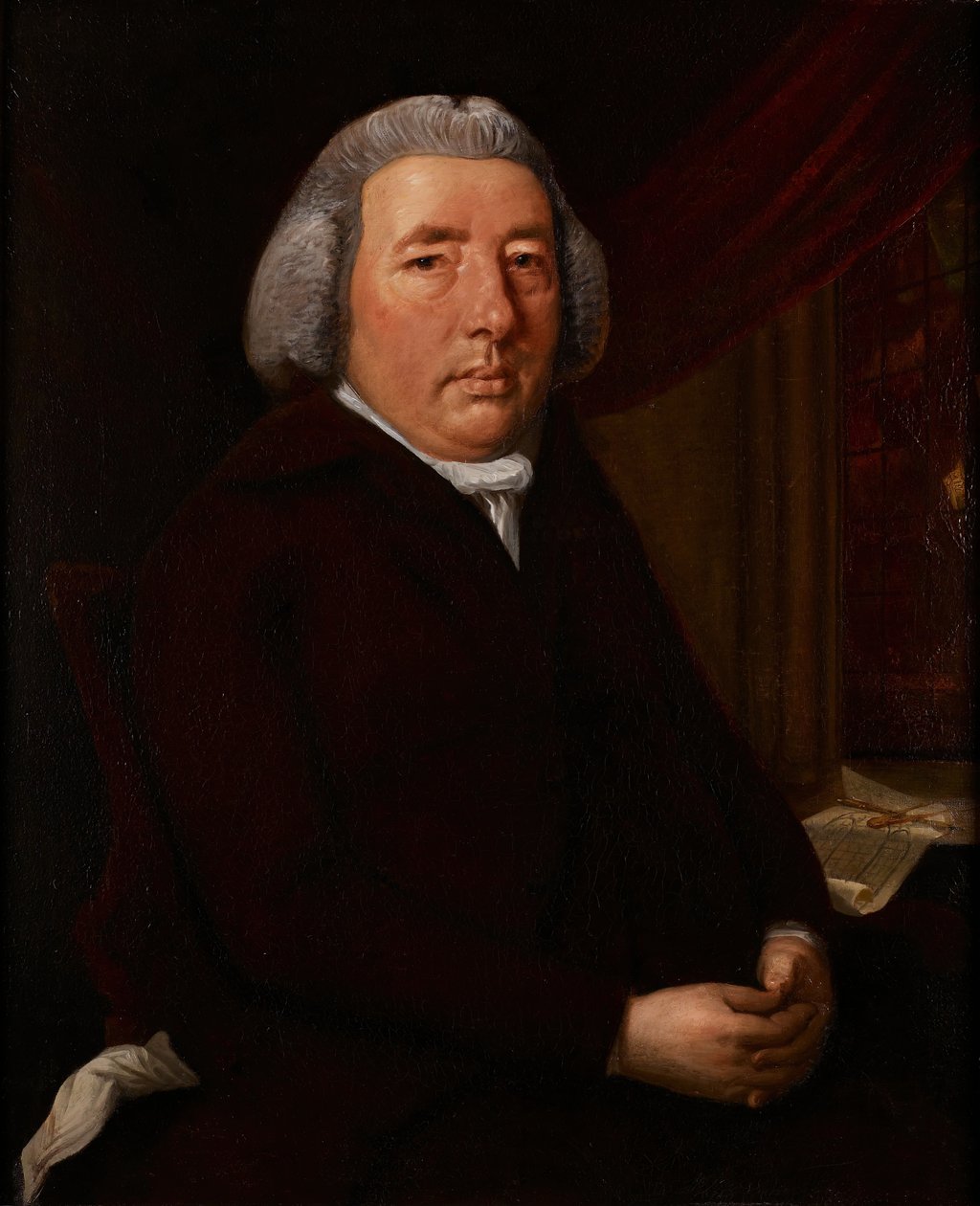 Portræt af Francis Eginton 1737-1805, 1796. af James Millar
