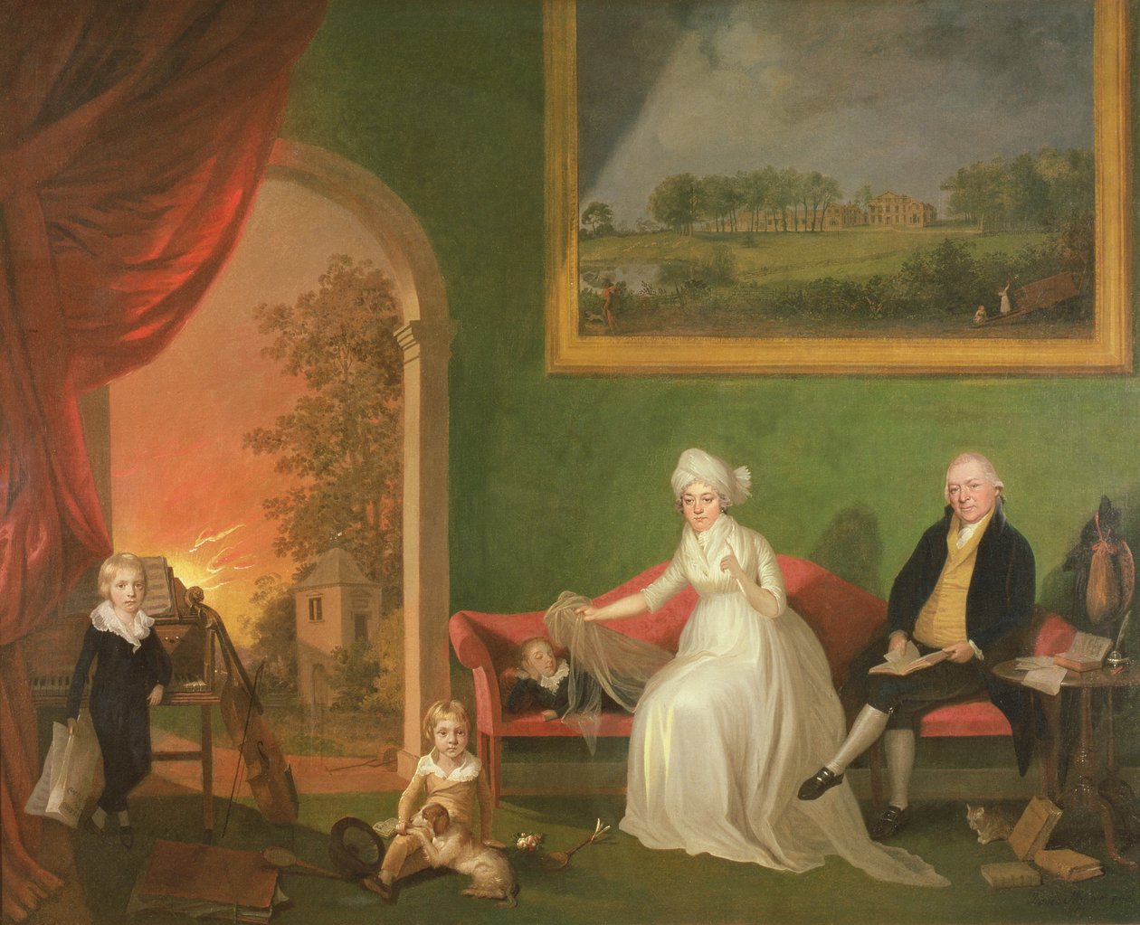 Portræt af Robert Mynors af James Millar