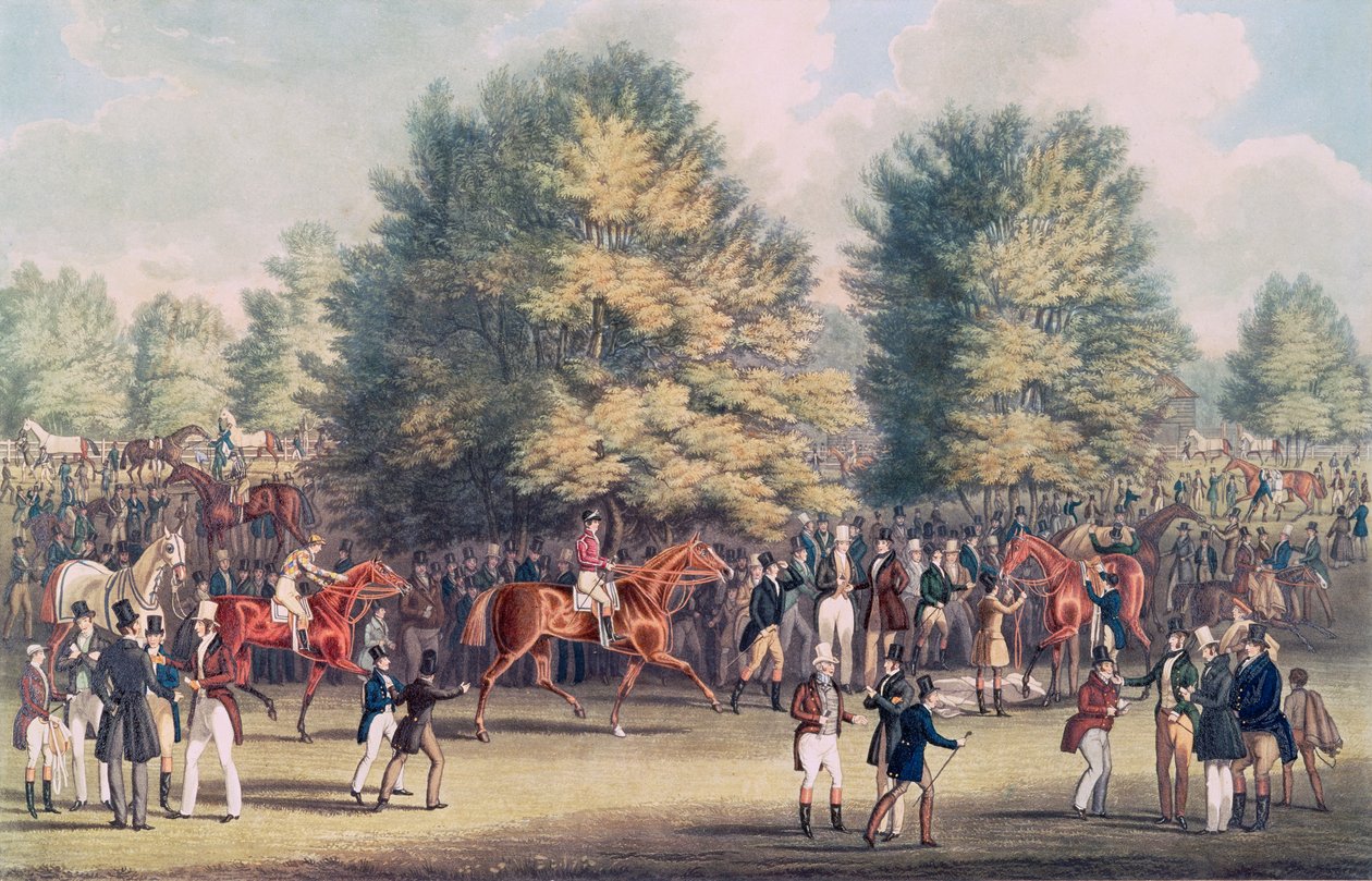 Epsom, Sadling i Warren af James Pollard