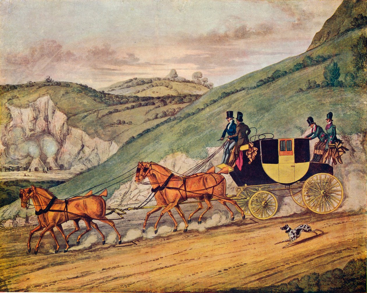 Fire i hånden, 1907 af James Pollard
