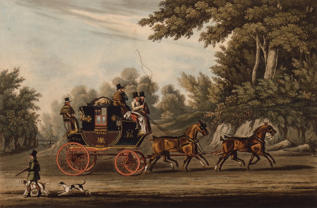 Royal Mail Coach af James Pollard