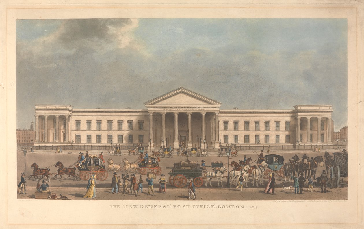 The New General Post Office, London af James Pollard
