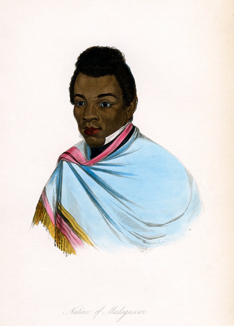 Indfødt på Madagaskar, c1850. af James Prichard