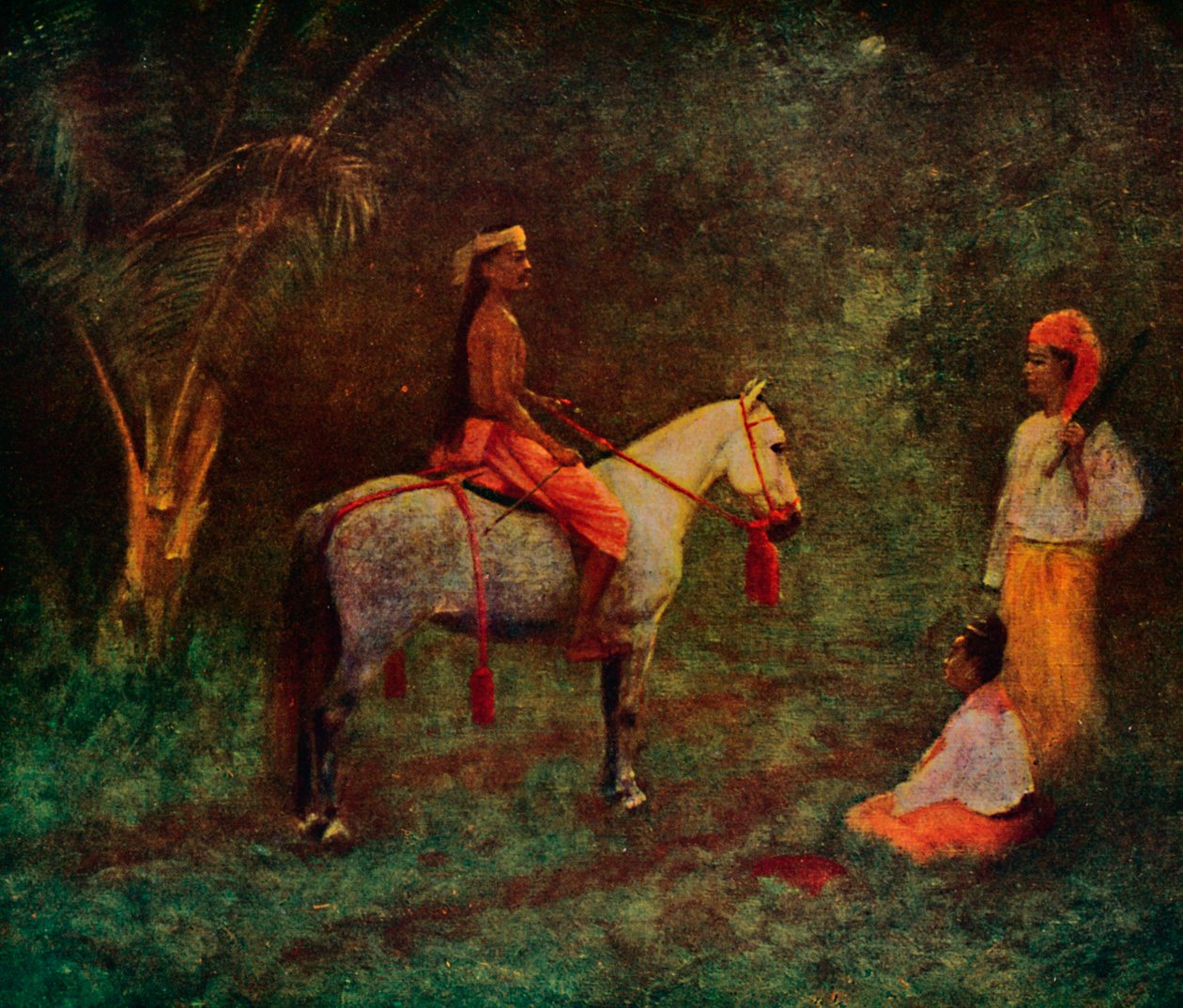 En burmesisk rytter, 1913 af James Raeburn Middleton