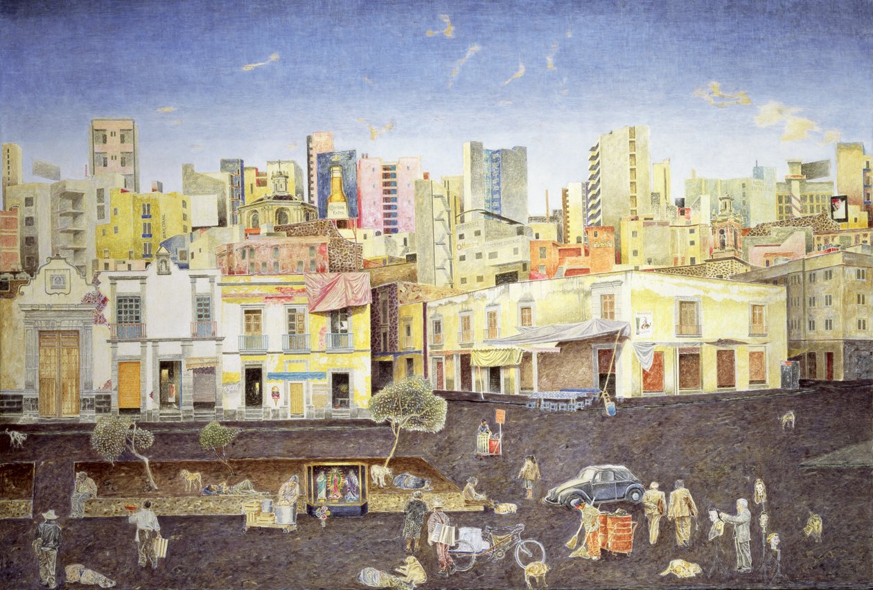 Frisør på Plaza Roldan, 2001 af James Reeve