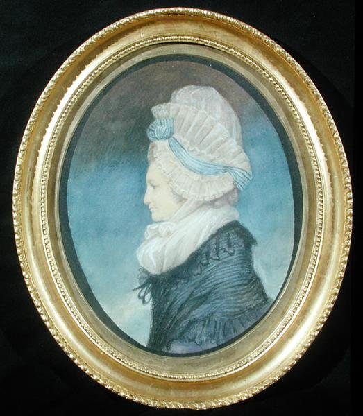 Fru Thrale (pastel på papir) af James Sharples