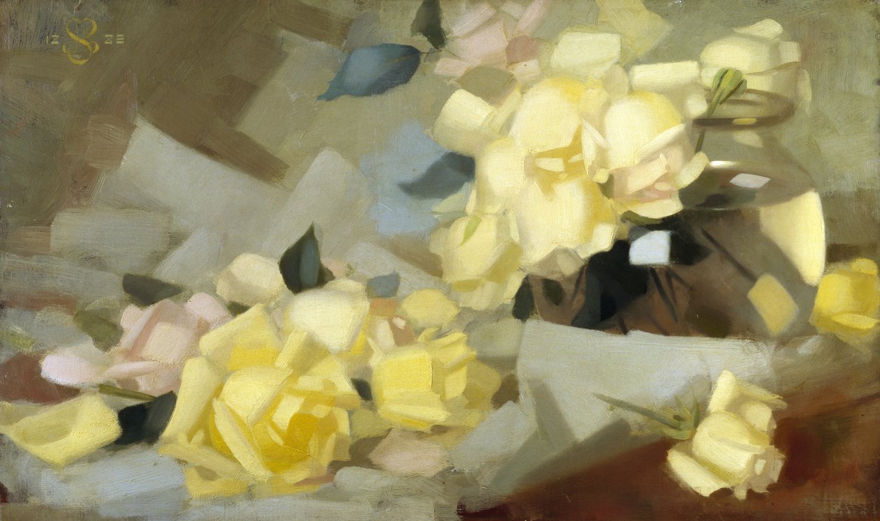 Roser (olie på lærred) af James Stuart Park