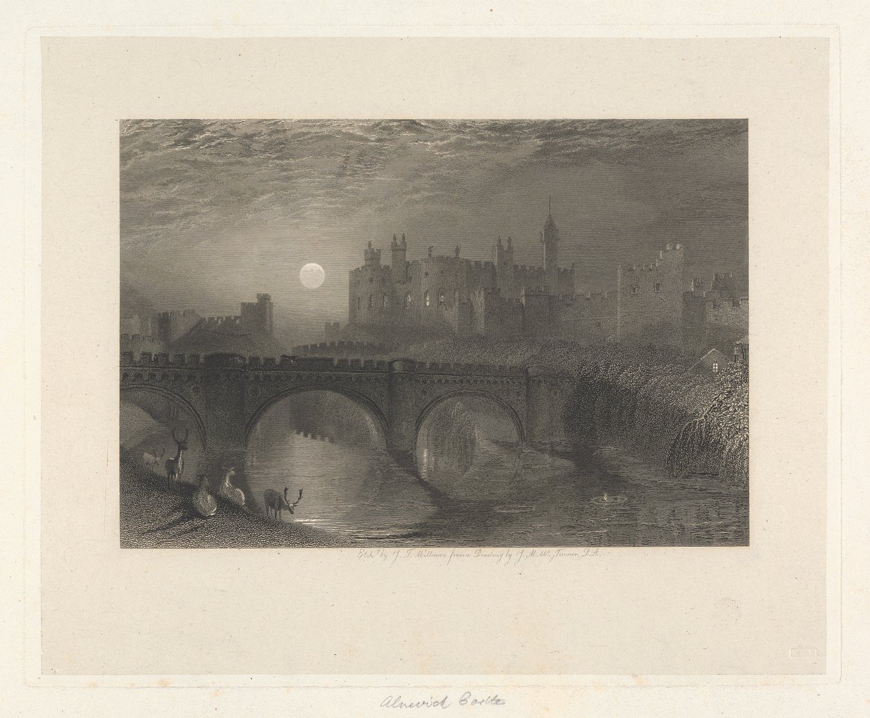 Alnwick Castle, Northumberland af James T. Willmore