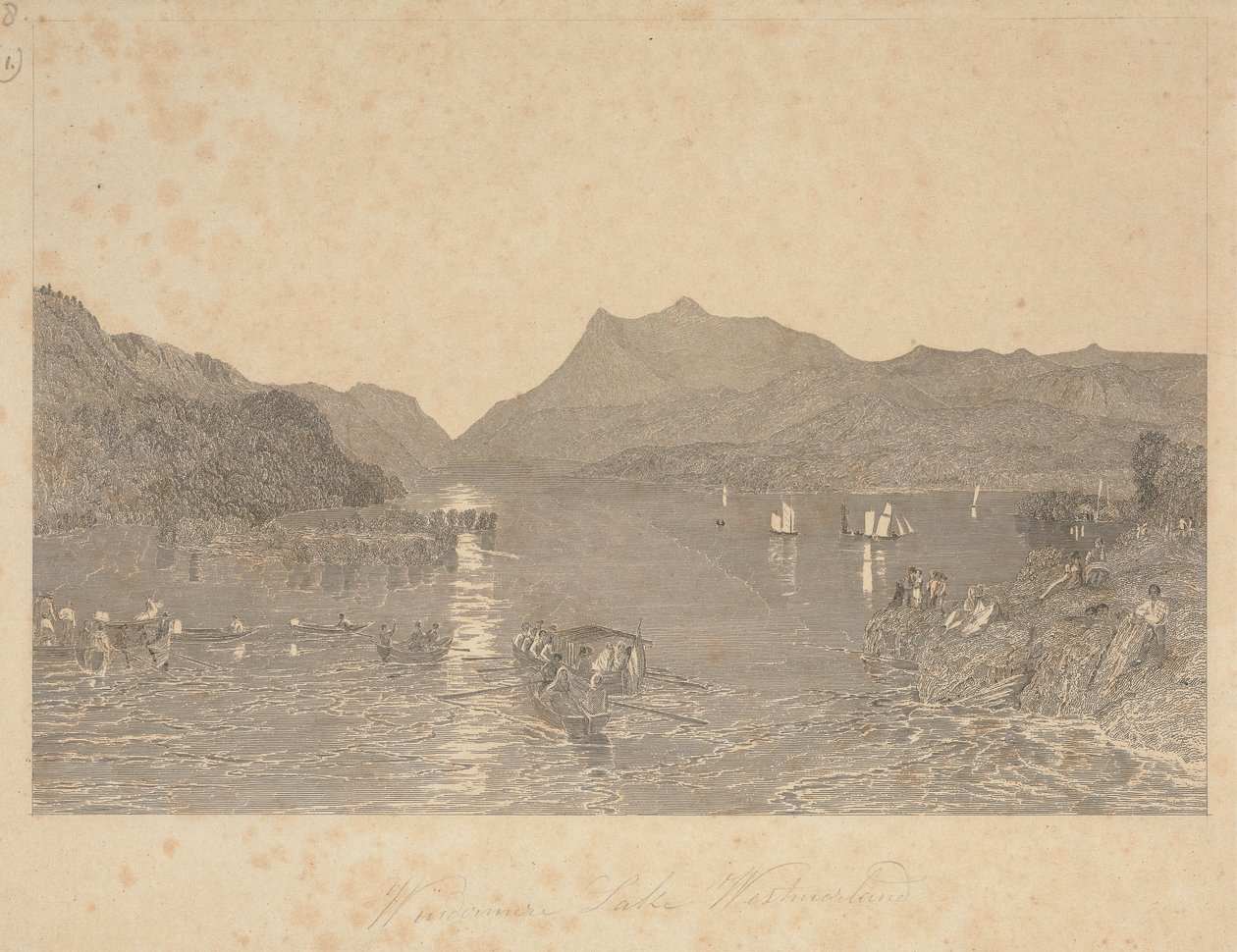 Winander-Mere, Westmoreland af James T. Willmore