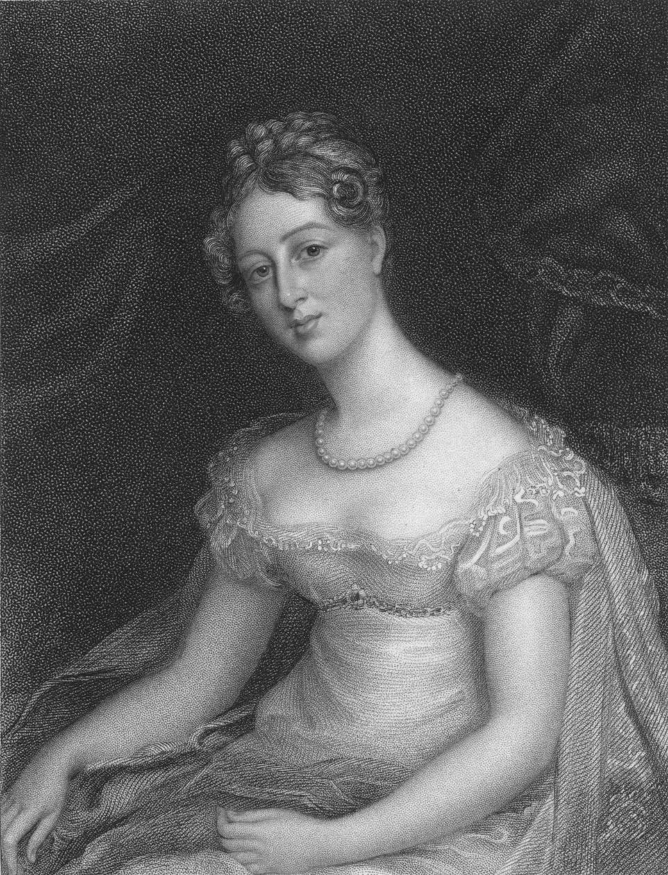 The Right Honorable Lady Anne Beckett, 1829. af James Thomson