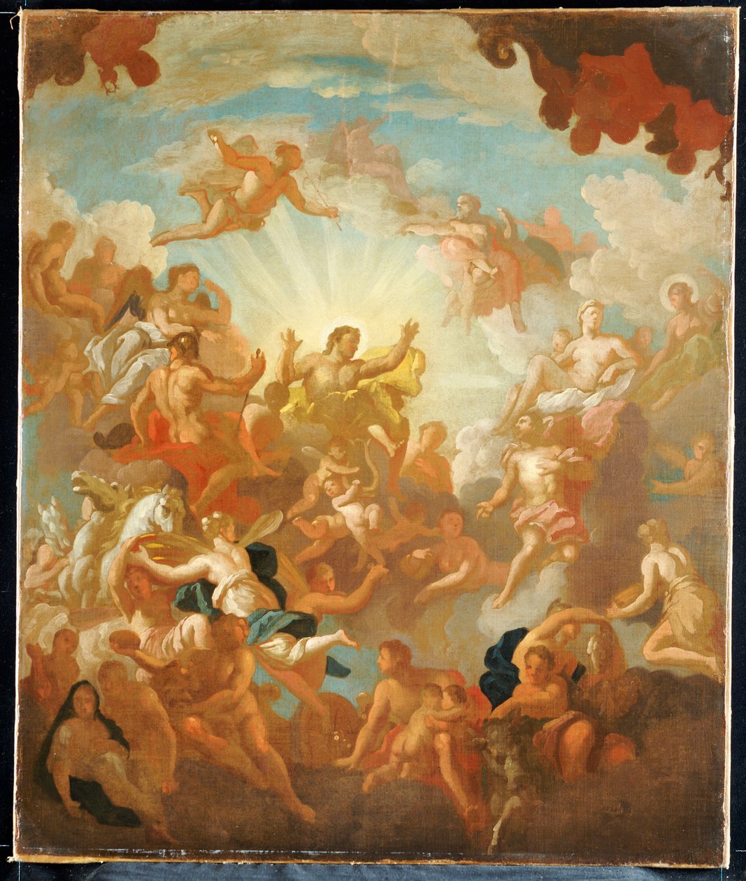 Prometheus stjæler ild fra guderne af James Thornhill