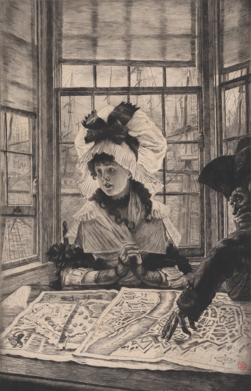En uinteressant historie, 1878. af James Tissot