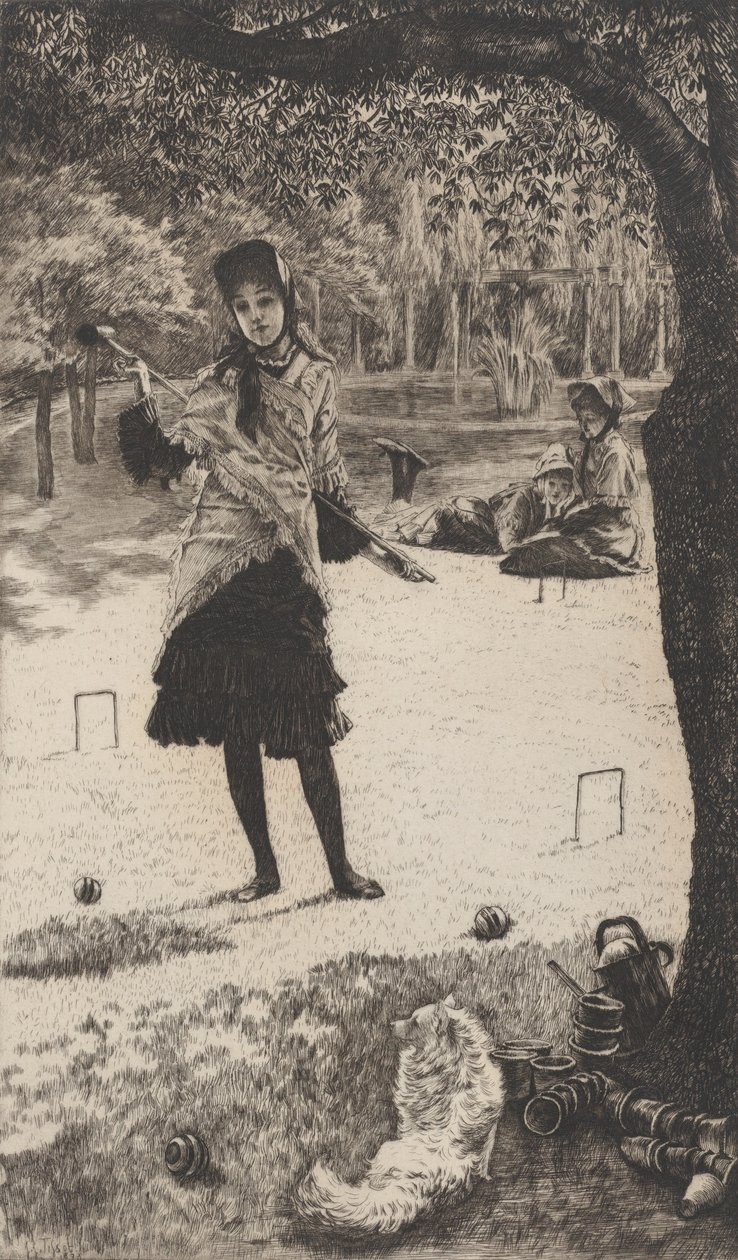 Kroket, 1878. af James Tissot