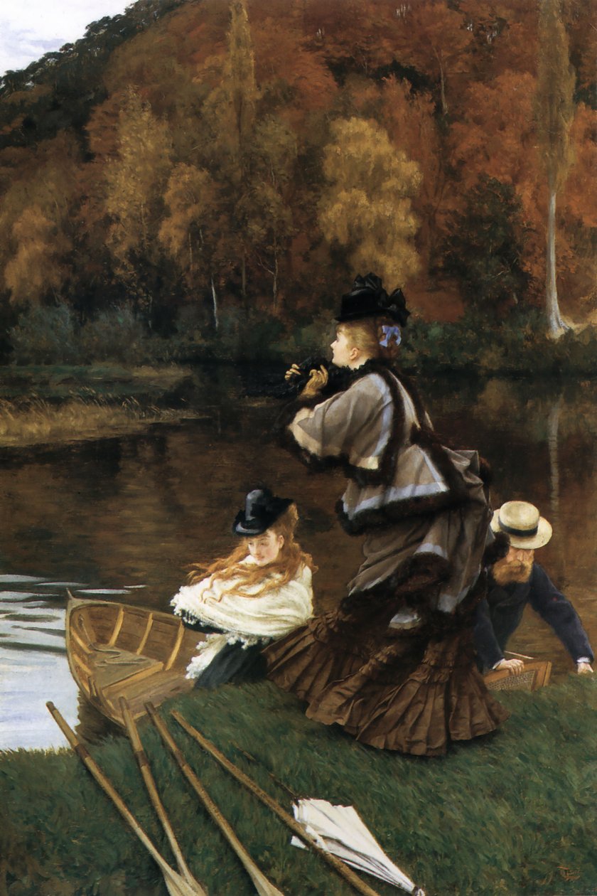 James Tissot - Efterår på Themsen af James Tissot