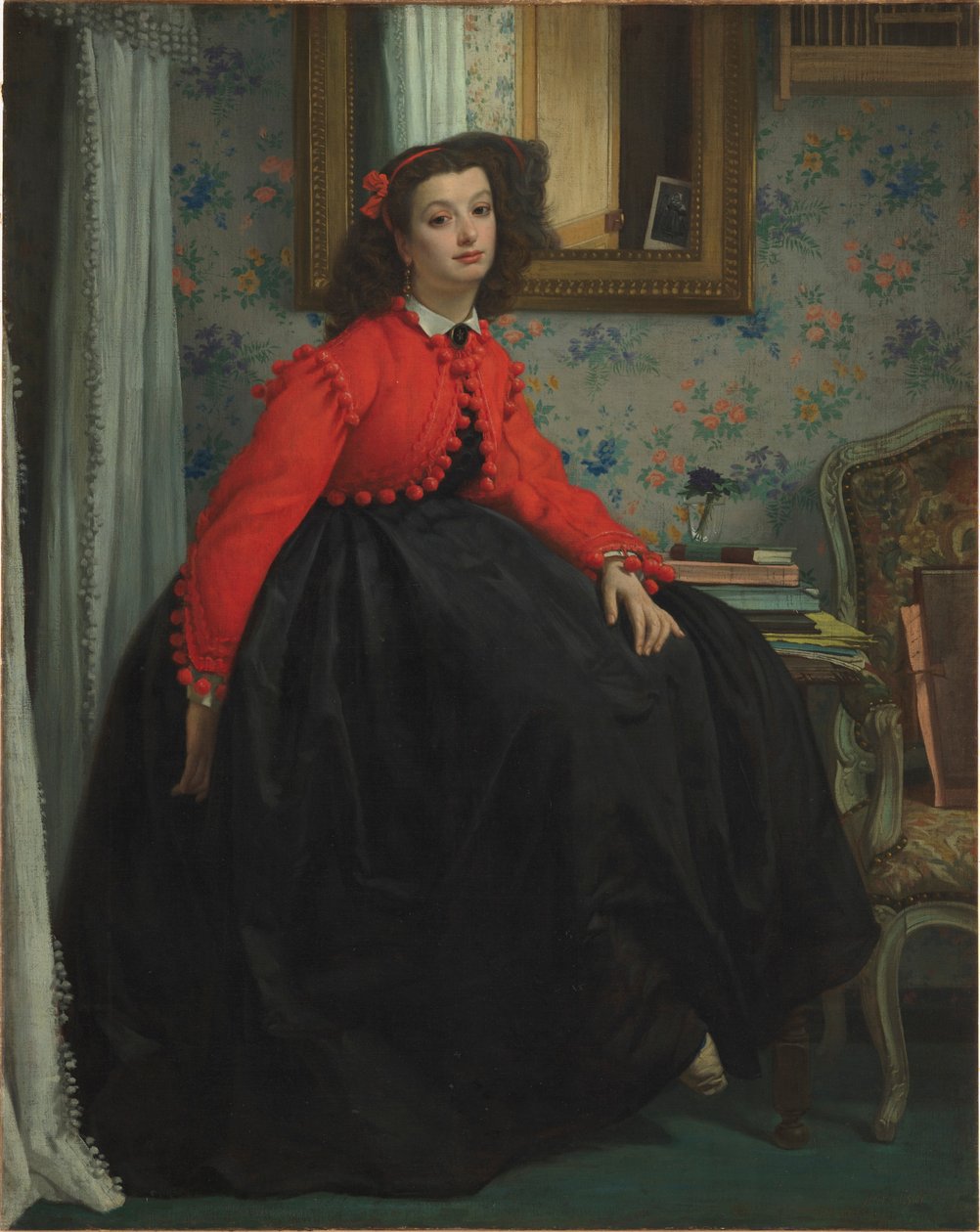 Portræt af Miss L. L. af James Tissot
