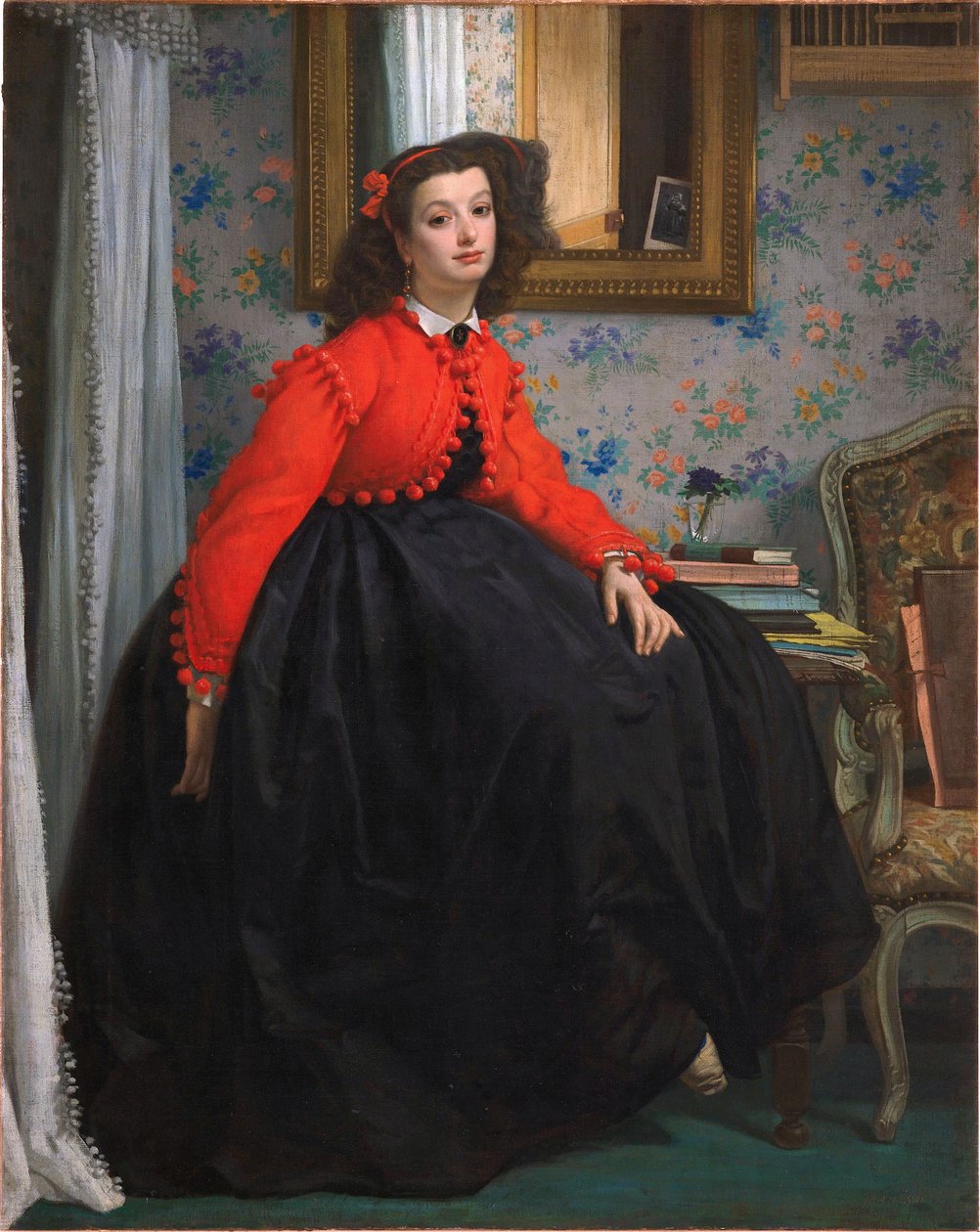 Portræt af Miss L. L. af James Tissot
