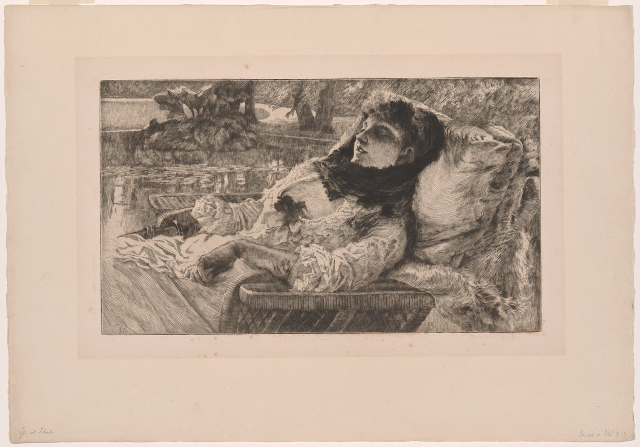 Sommeraften af James Tissot