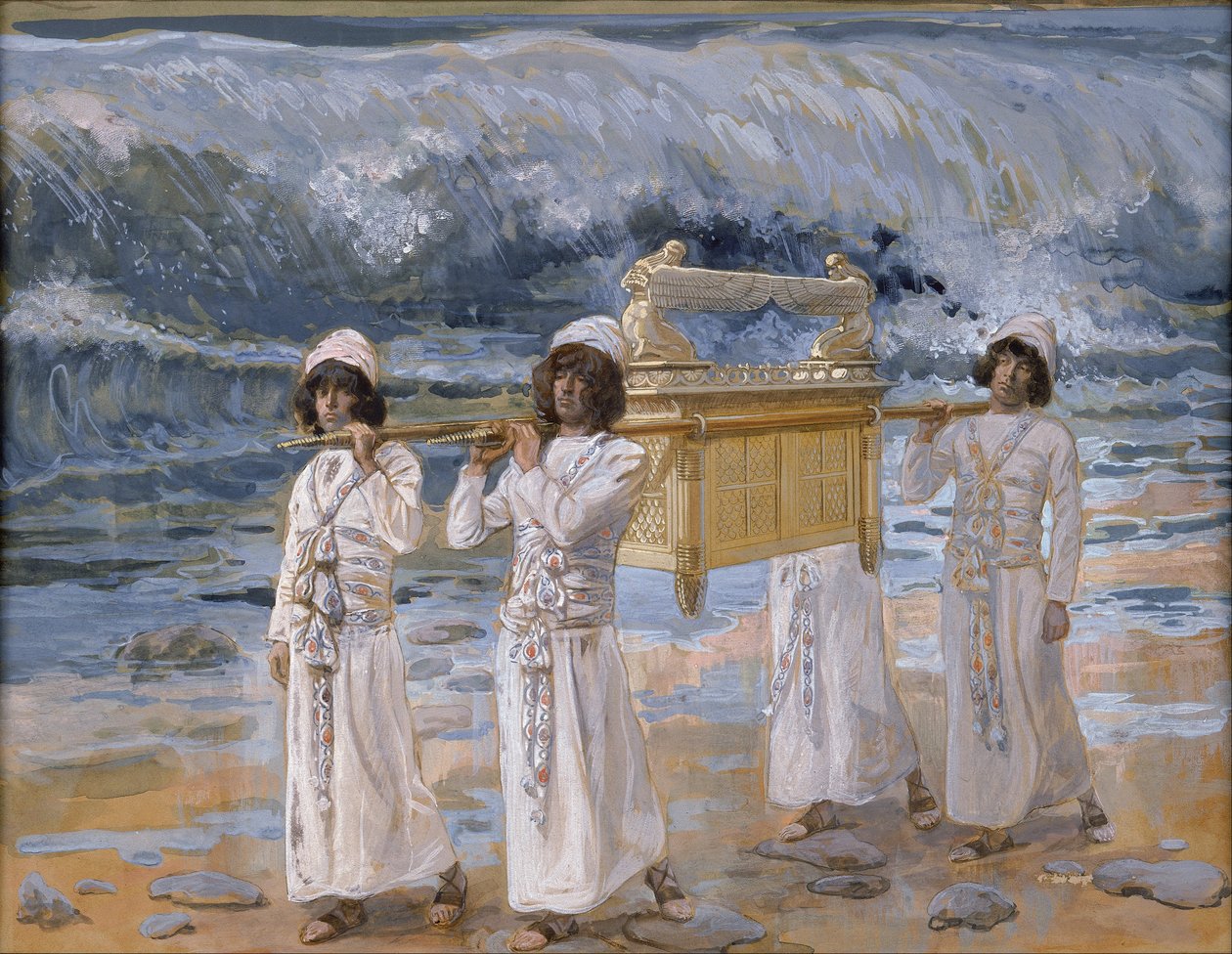 Arken passerer over Jordan af James Tissot