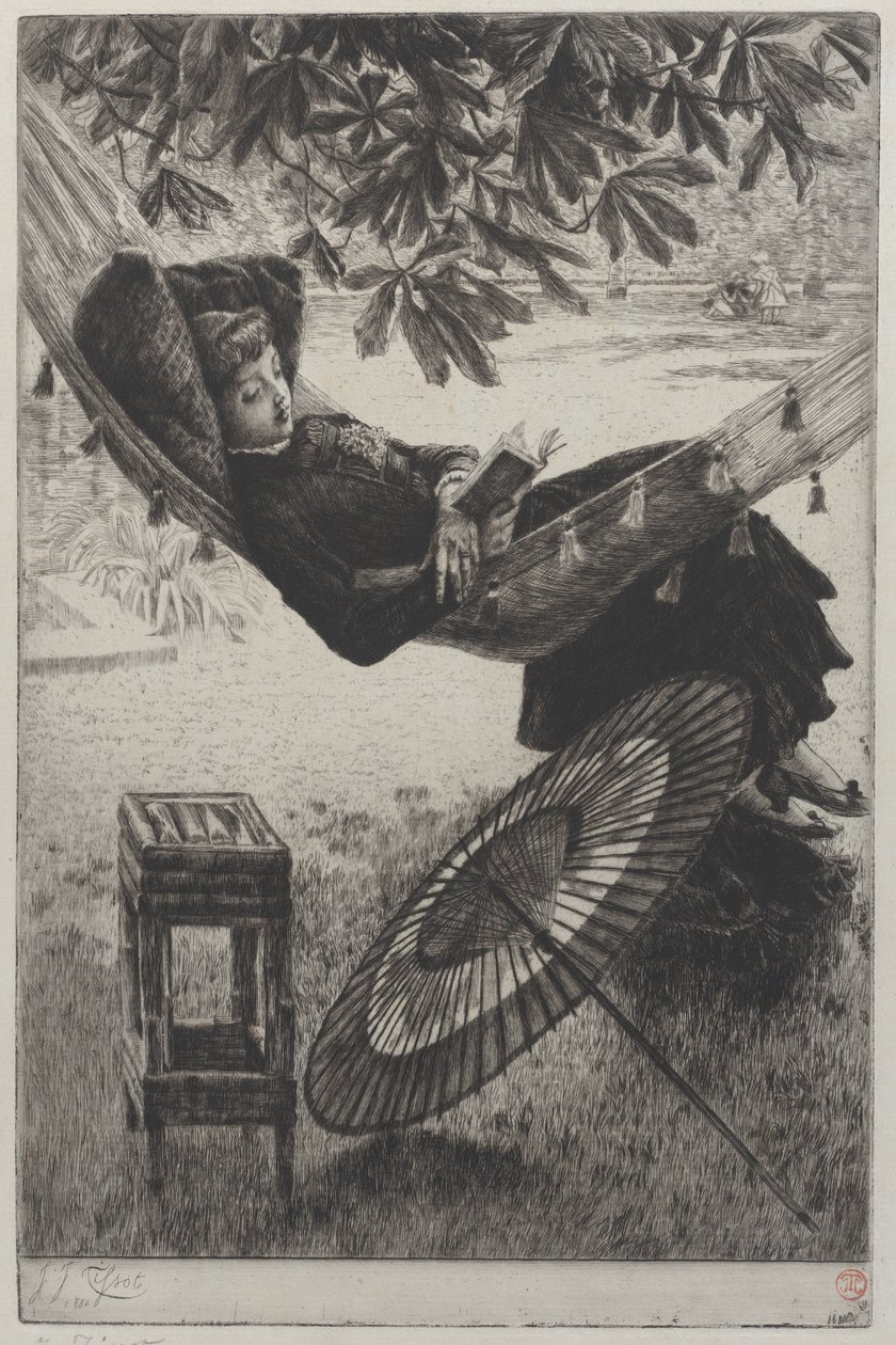 Hængekøjen, 1880. af James Tissot