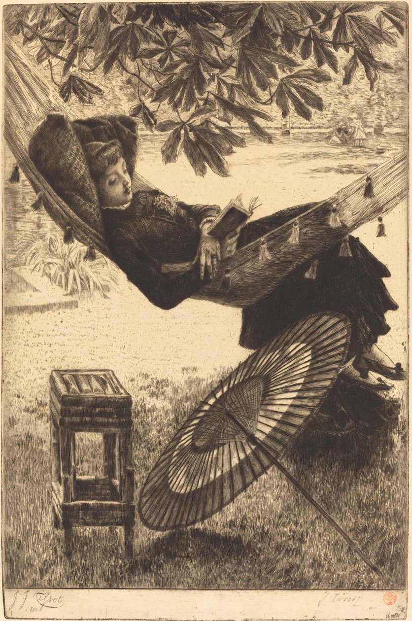 Hængekøjen Le hamac, 1880. af James Tissot