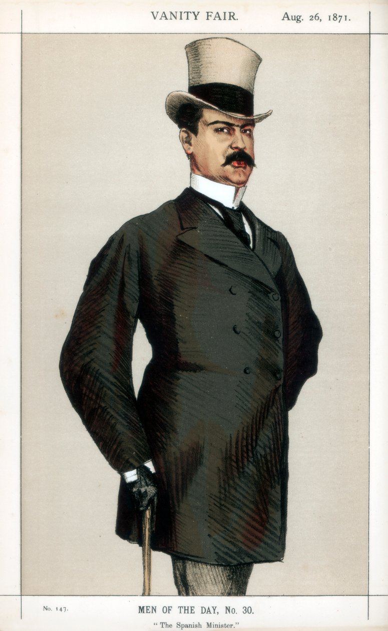 Den spanske minister, 1871. af James Jacques Joseph Tissot