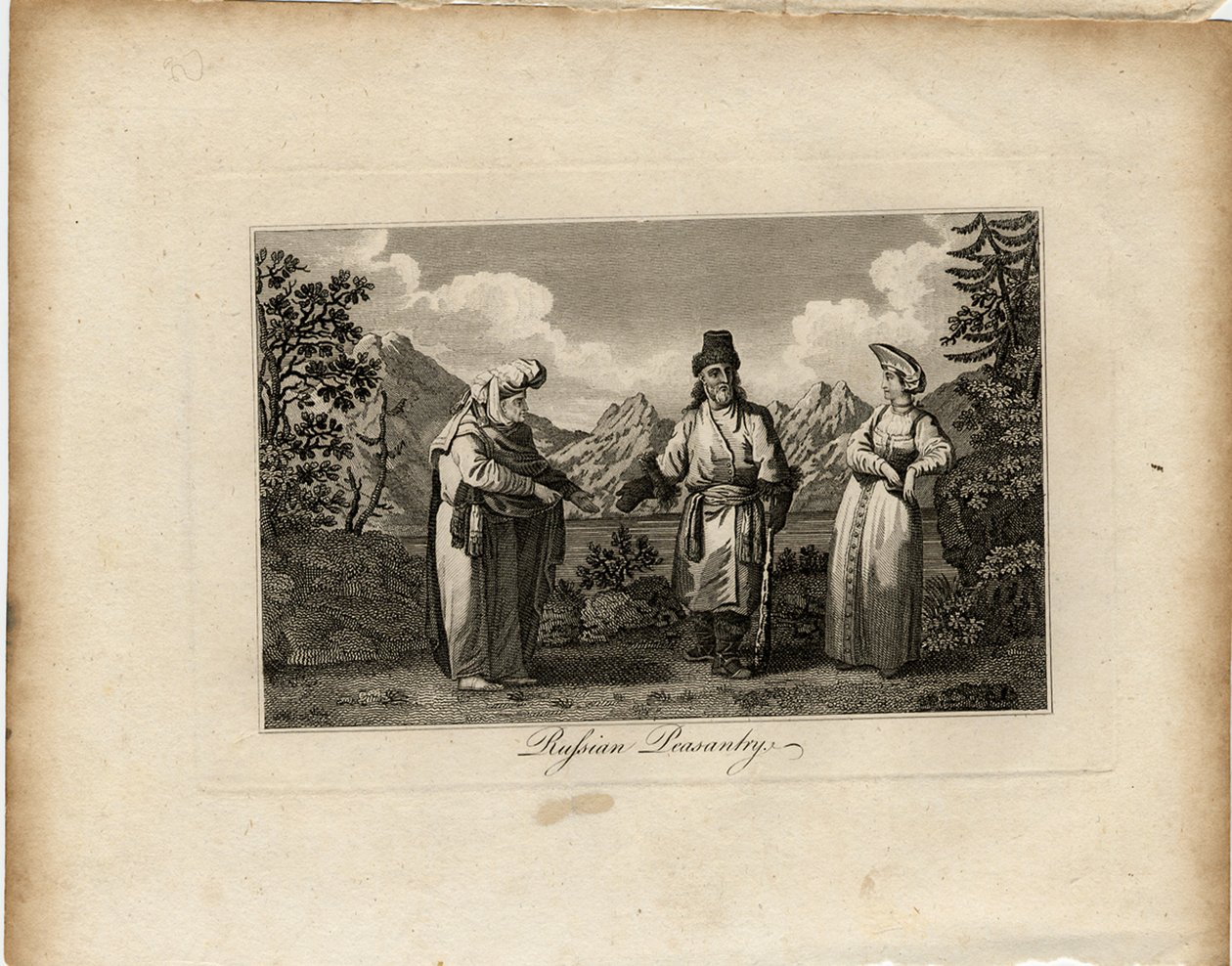 Russiske bondekjoler, ca 1775 af James Tookey